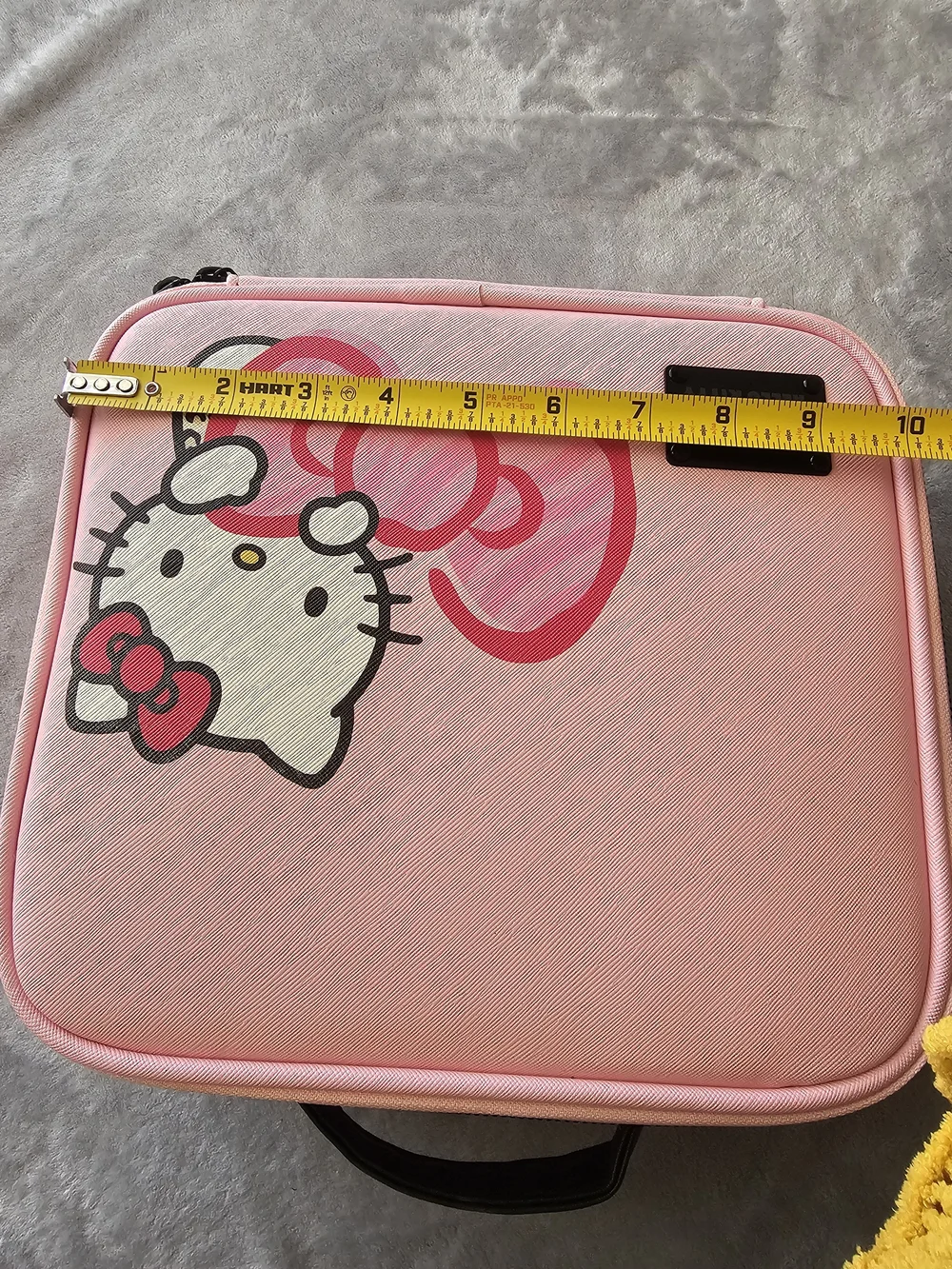 Impression Vanity Makeup Bag with Faux Leather, Hello Kitty Travel Toiletry Bag